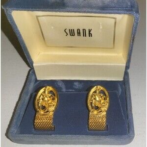 Swank Brand Astrology Series Cuff Links Virgo Vintage NIB